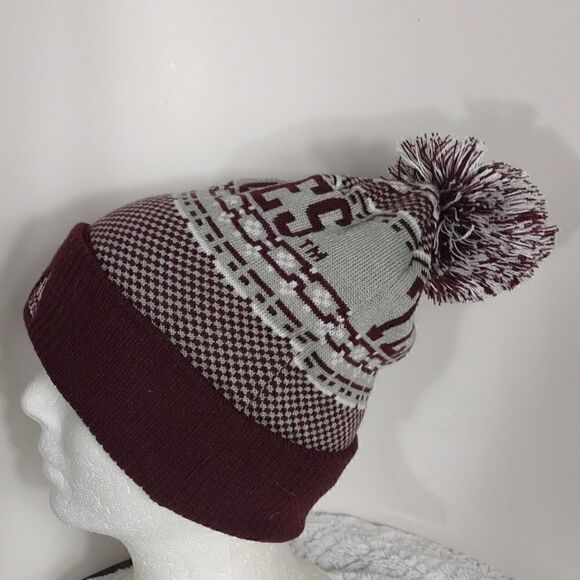 Adidas Texas A&M Knit PomPom Beanie - Picture 2 of 8
